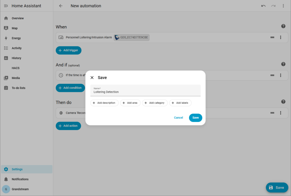 Save Automation - Documentation Center