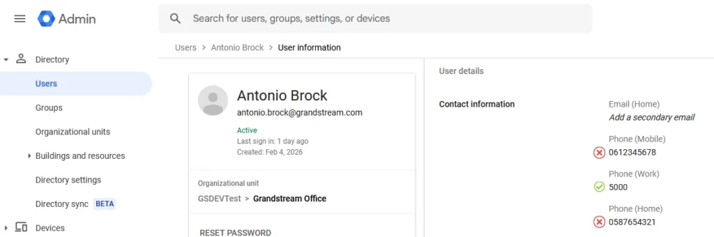 User_Info_in_Workspace - Documentation Center