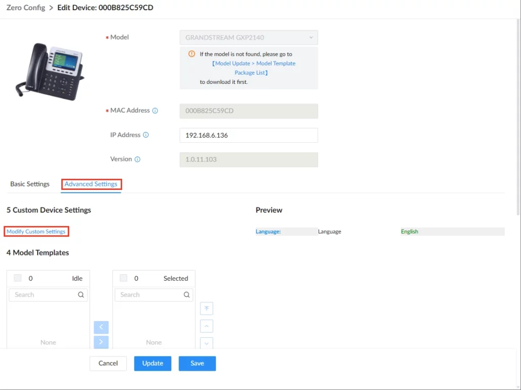 Edit Device Parameters - Documentation Center