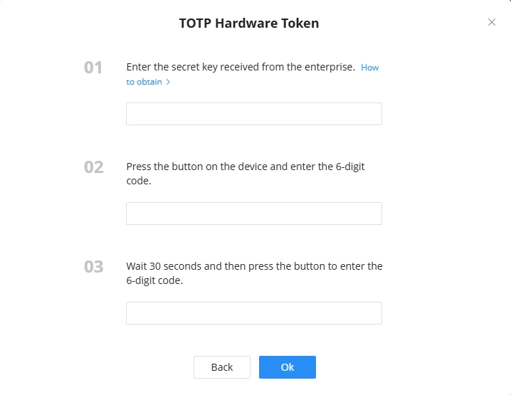 TOTP Authentication Token Codes - Documentation Center