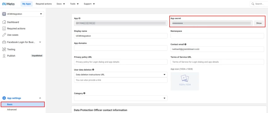 App_Secret_Config - Documentation Center