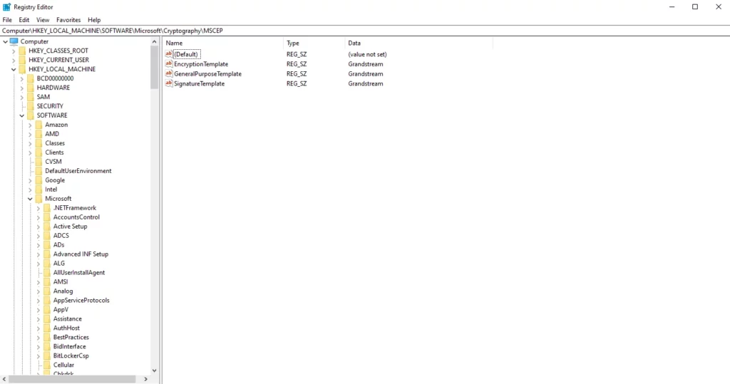 MSCEP - Documentation Center