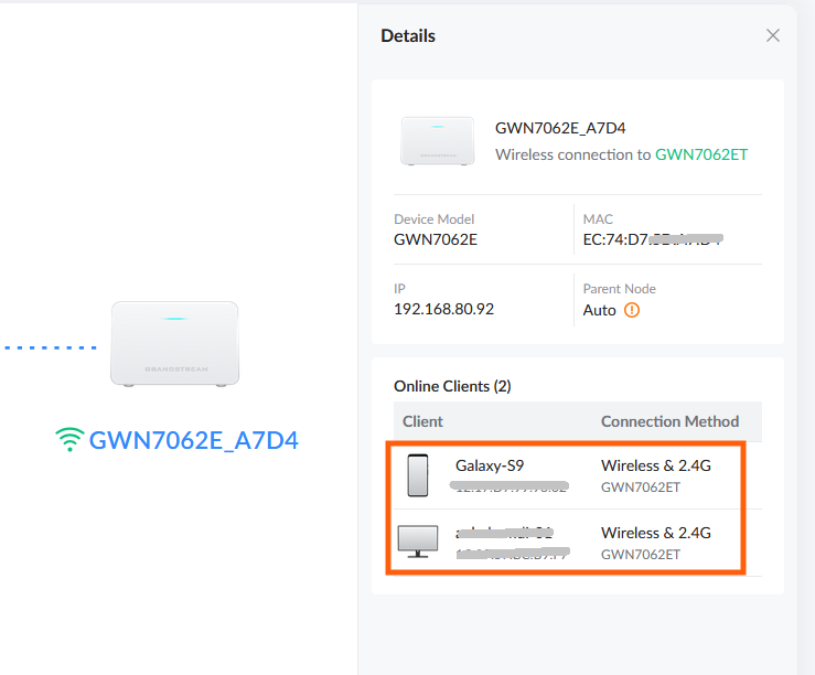 mesh node details clients - Documentation Center