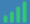 Three blue bars increasing in height on a dark background, like a simple bar chart icon for analytics/metrics