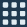 Calendar icon with a 3x3 grid of white squares on a blue rounded square.