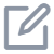 Edit button icon (pencil and ruler) for modifying the item