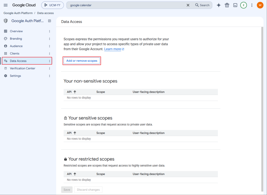 Add Scope - Documentation Center