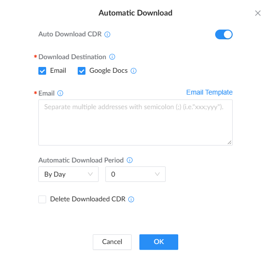 Automatic Download - Documentation Center