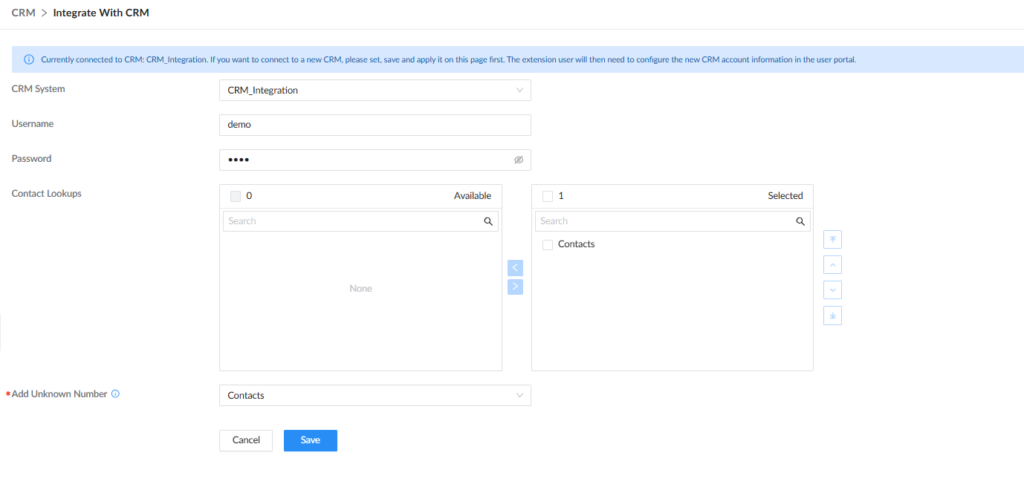 Integrate with CRM - Documentation Center