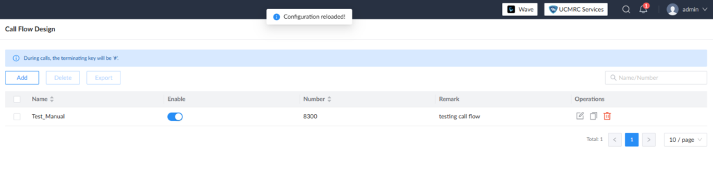 Test manual saved - Documentation Center