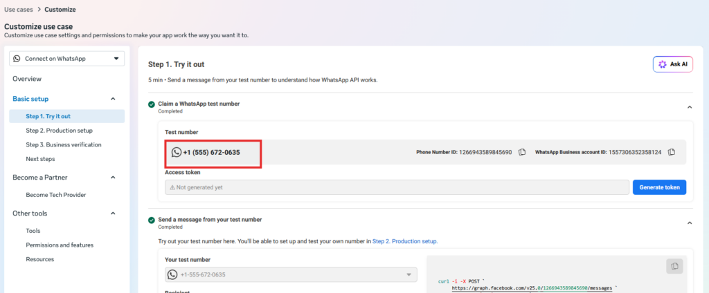 Whatsapp Number - Documentation Center
