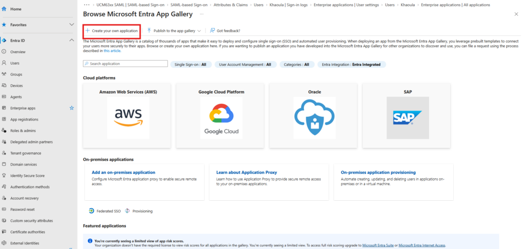 add new application - Documentation Center