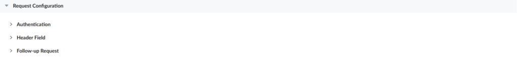 request configuration - Documentation Center