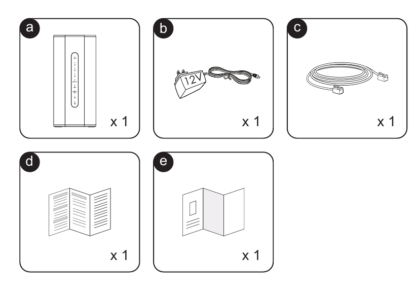GWN7072 router package contents